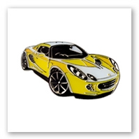 Lotus Enamel Car Pin Badge 