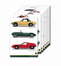 Lotus Heritage Posters - Set of 8