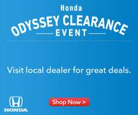 Honda Odyssey Clearance All 2013 Odysseys must go....