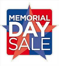 Memorial Day Sale Save up to $7,500 in Rebates $0 Down - $0 Interest - $0 Payments