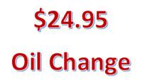Full Service Oil Change $17.95