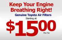 Genuine Toyota Air Filter Keep Your Engine Breathing Right! Starting at just $15!!